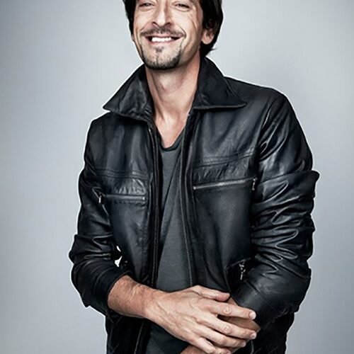 Adrien Brody Gq Russia Leather Jacket