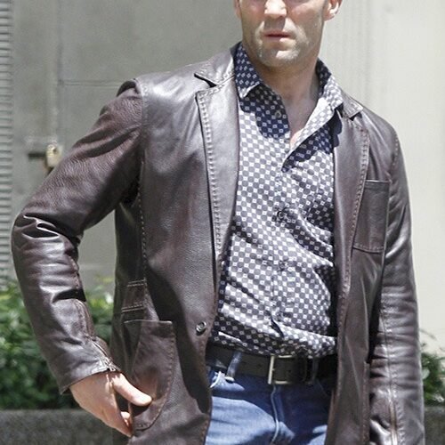 Fast and Furious 7 Jason Statham Leather Blazer