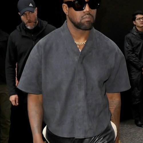 Kanye West Leather Shirt