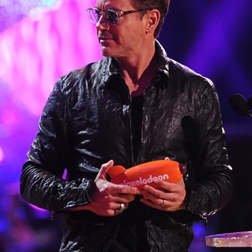 Robert Downey Jr. Nickelodeon Awards Leather Jacket