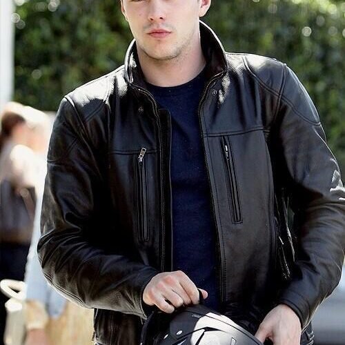 Nicholas Hoult Leather Jacket