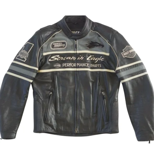 MEN’S HARLEY DAVIDSON BIKER LEATHER JACKET