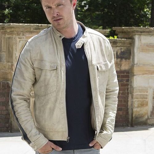 Aaron Paul Need for Speed Leather Jacket