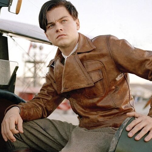 Leonardo Dicaprio the Aviator Leather Jacket