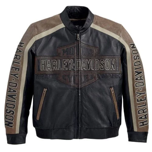 MEN’S HARLEY DAVIDSON BIKER LEATHER JACKET