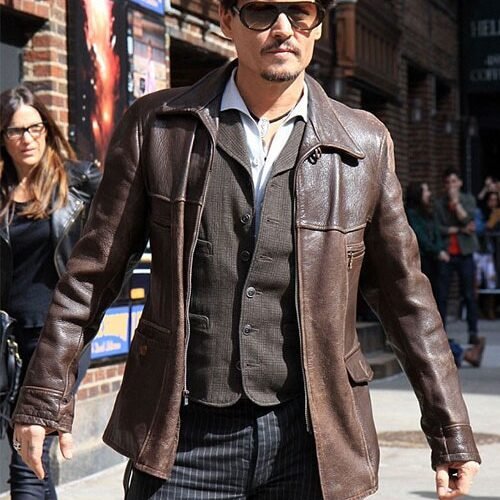 Johnny Depp Leather Jacket