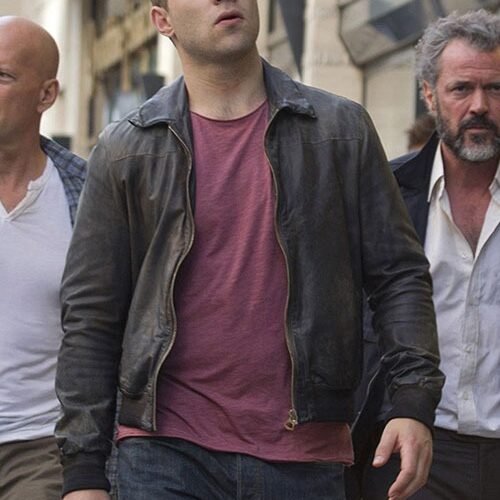 Jai Courtney a Good Day to Die Hard Leather Jacket