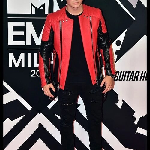 Martin Garrix Mtv European Music Awards Leather Jacket