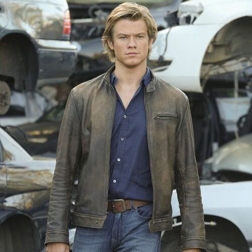 Lucas Till Macgyver Leather Jacket